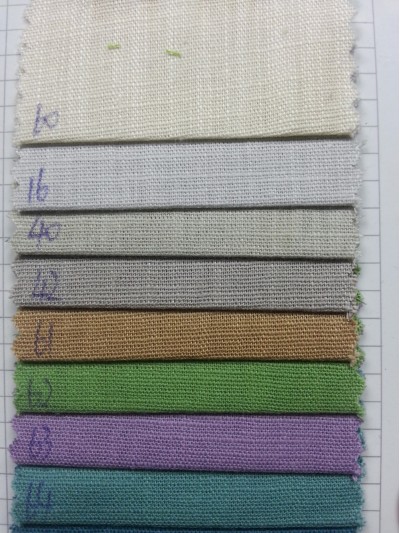 GZ-JCH 高品質麻竹節彈力 97%C 3%SP  150CM JA042 後面照